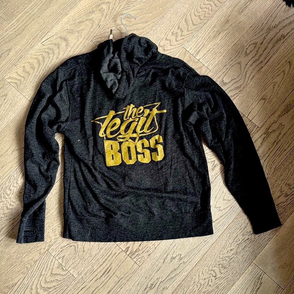Unisex Sasha Banks legit boss Gray Hoodie Sweater